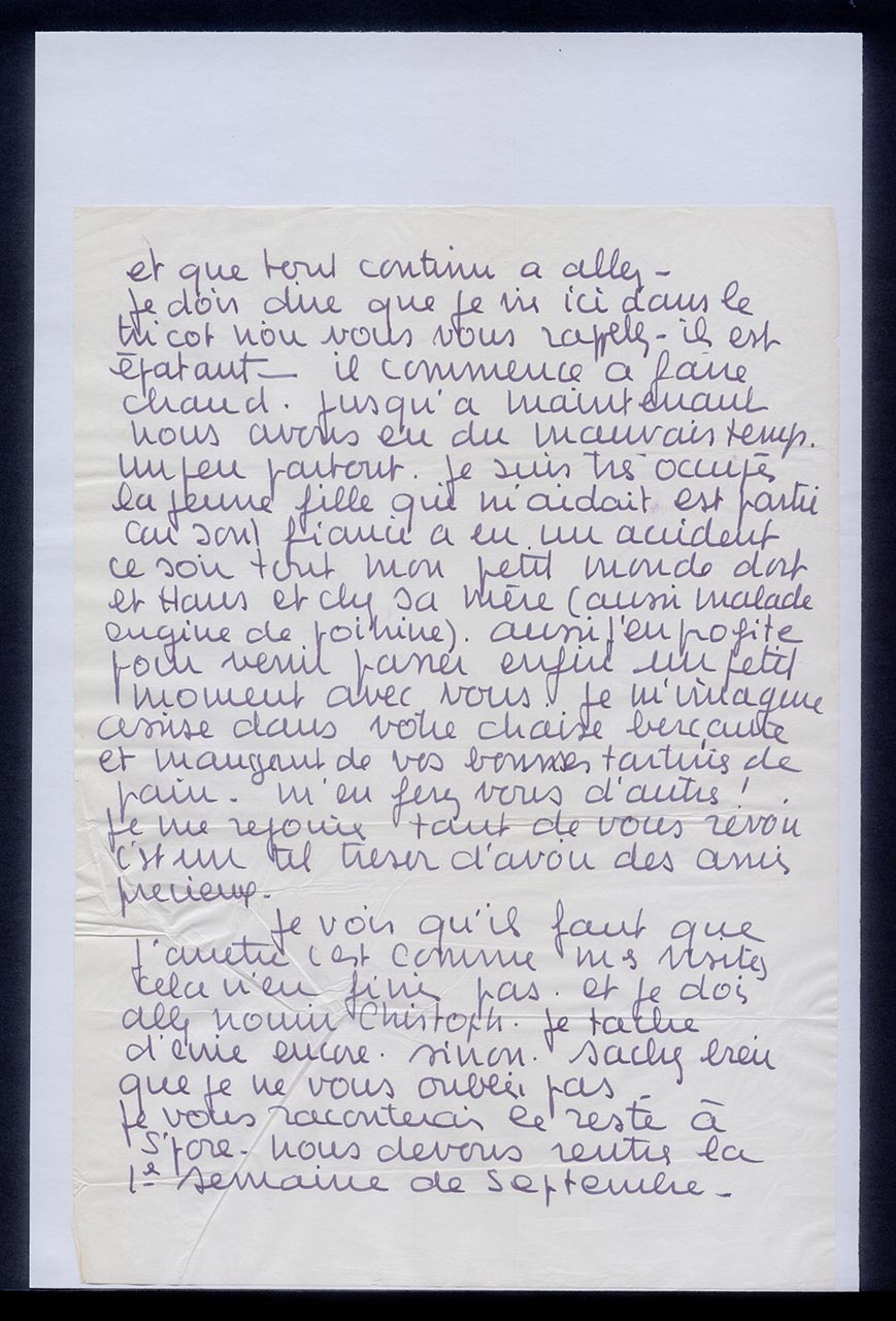 Letter from Katherine Schmid to Georgette Chen, 4 July 1963 (Page 6 of 7)