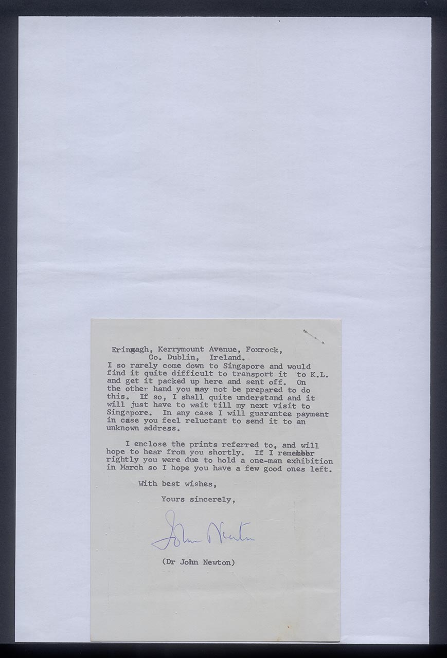 Letter from Dr. John Newton to Georgette Chen, with a booklet, 24 March 1964 (Page 2 of 5)