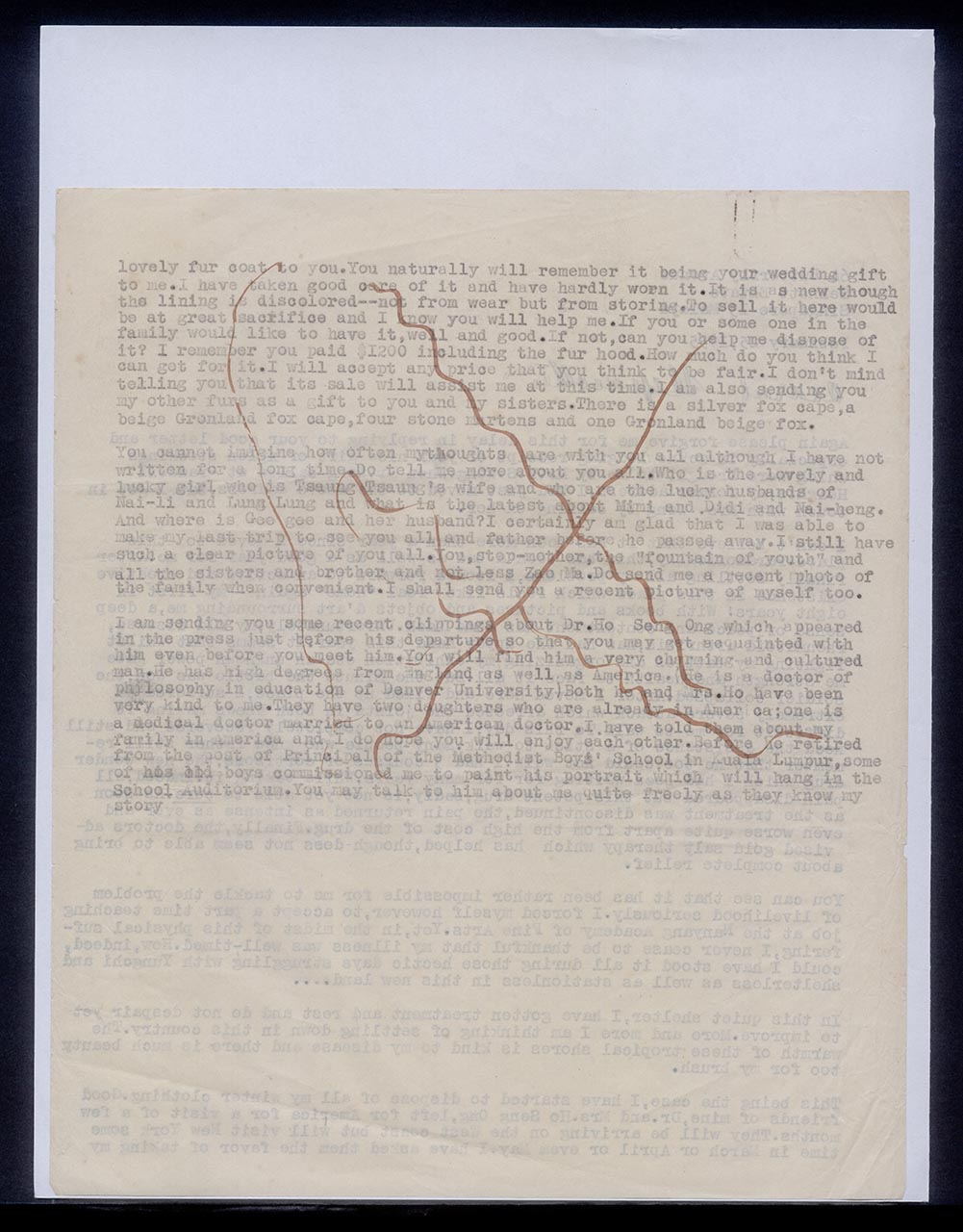 Letter from Georgette Chen to Chang Yi Ming, 25 February 1955 (Page 2 of 2)
