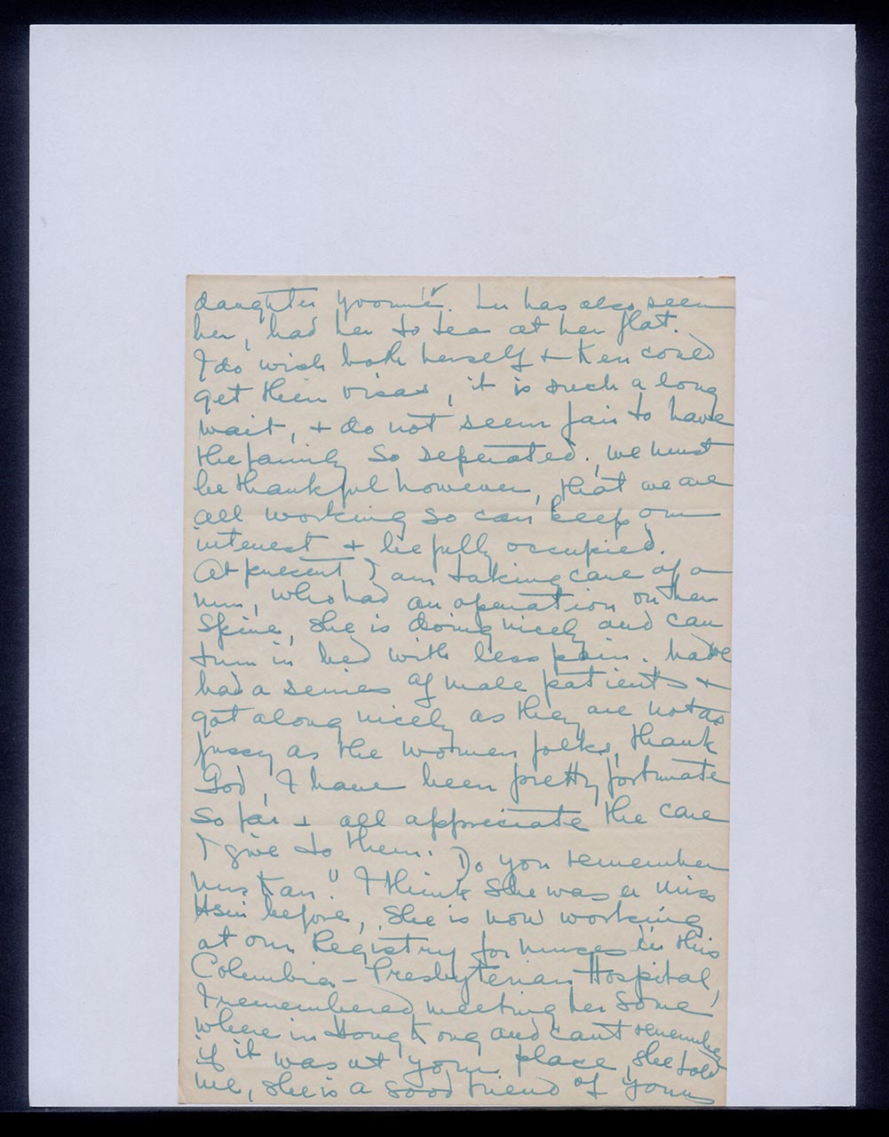 Letter from Dorothy Lee to Georgette Chen, 14 July 1956 (Page 4 of 5)