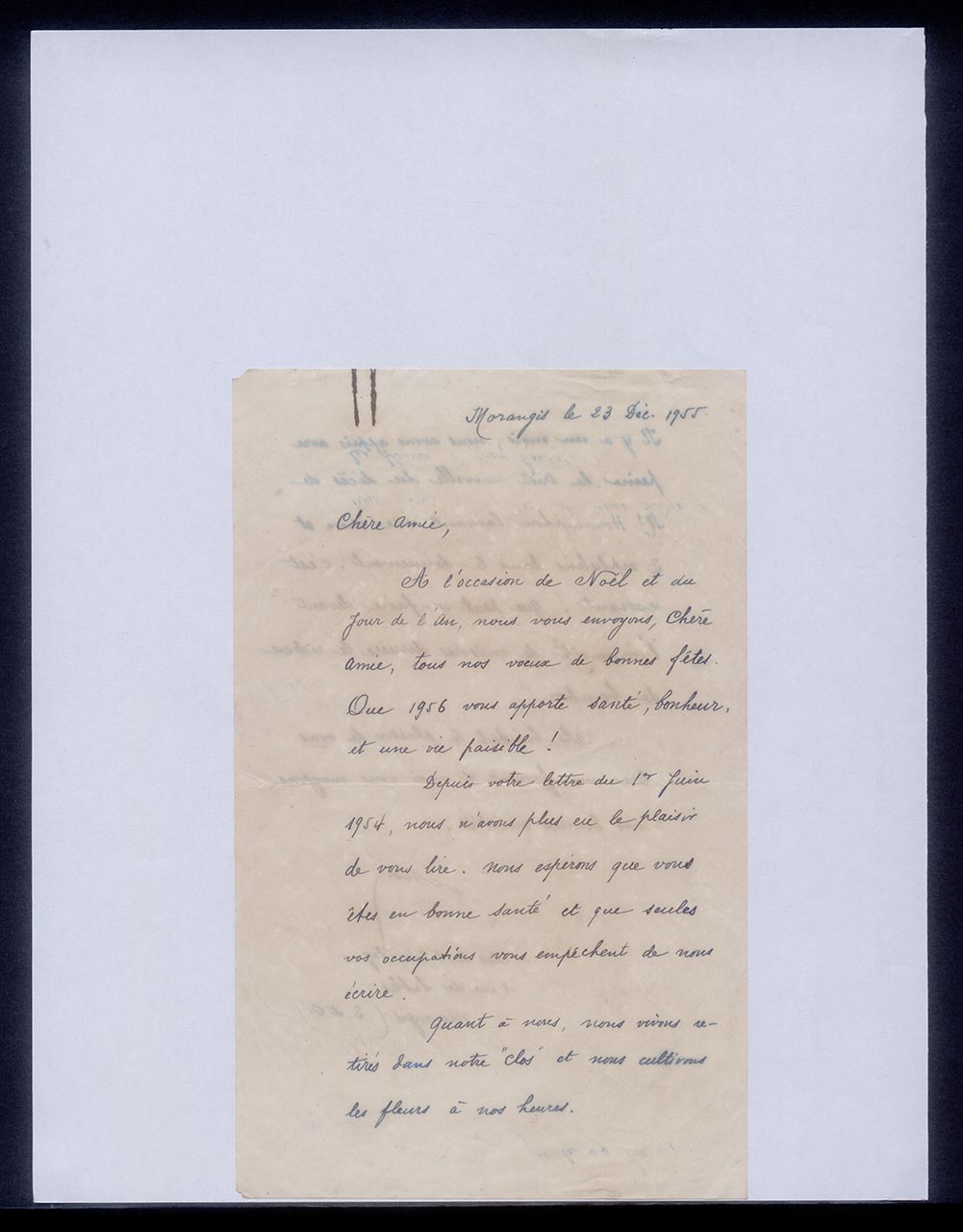 Letter, 23 December 1955 (Page 1 of 2)