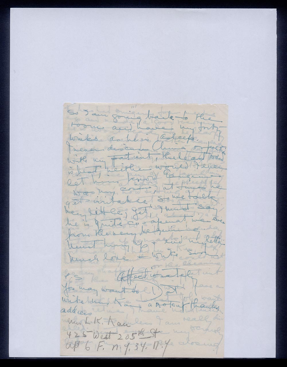 Letter from Dorothy Lee to Georgette Chen, 23 December 1956 (Page 2 of 5)