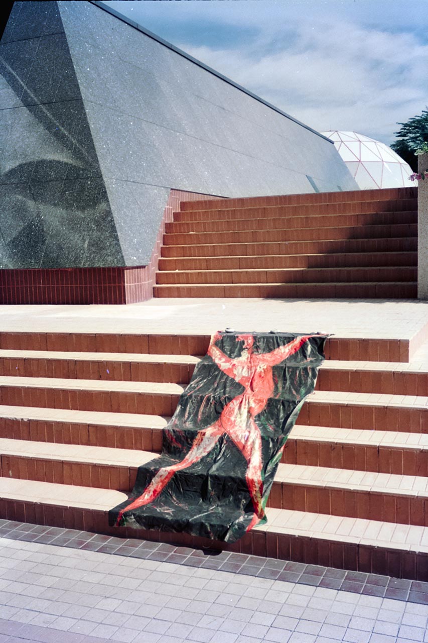 Photographic documentation of "Operation Evolutionary Sculpture" by the Art Commandos