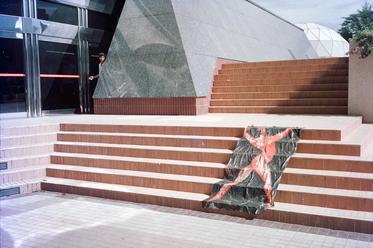 Photographic documentation of "Operation Evolutionary Sculpture" by the Art Commandos
