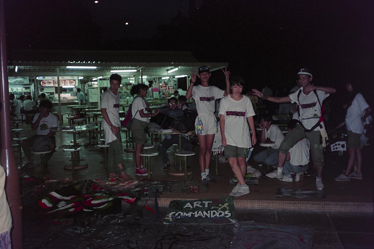 Photographic documentation of "Operation Journey to Fun" by the Art Commandos