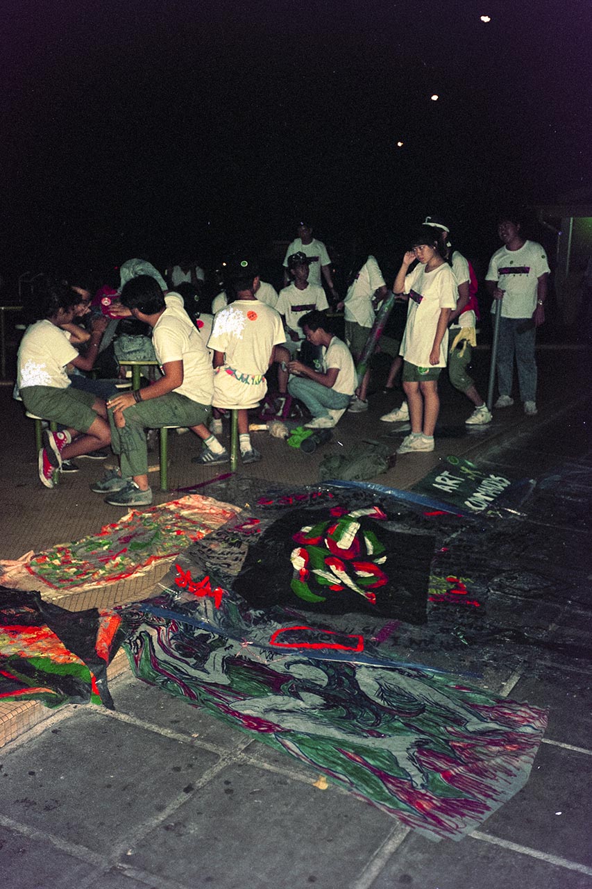 Photographic documentation of "Operation Journey to Fun" by the Art Commandos