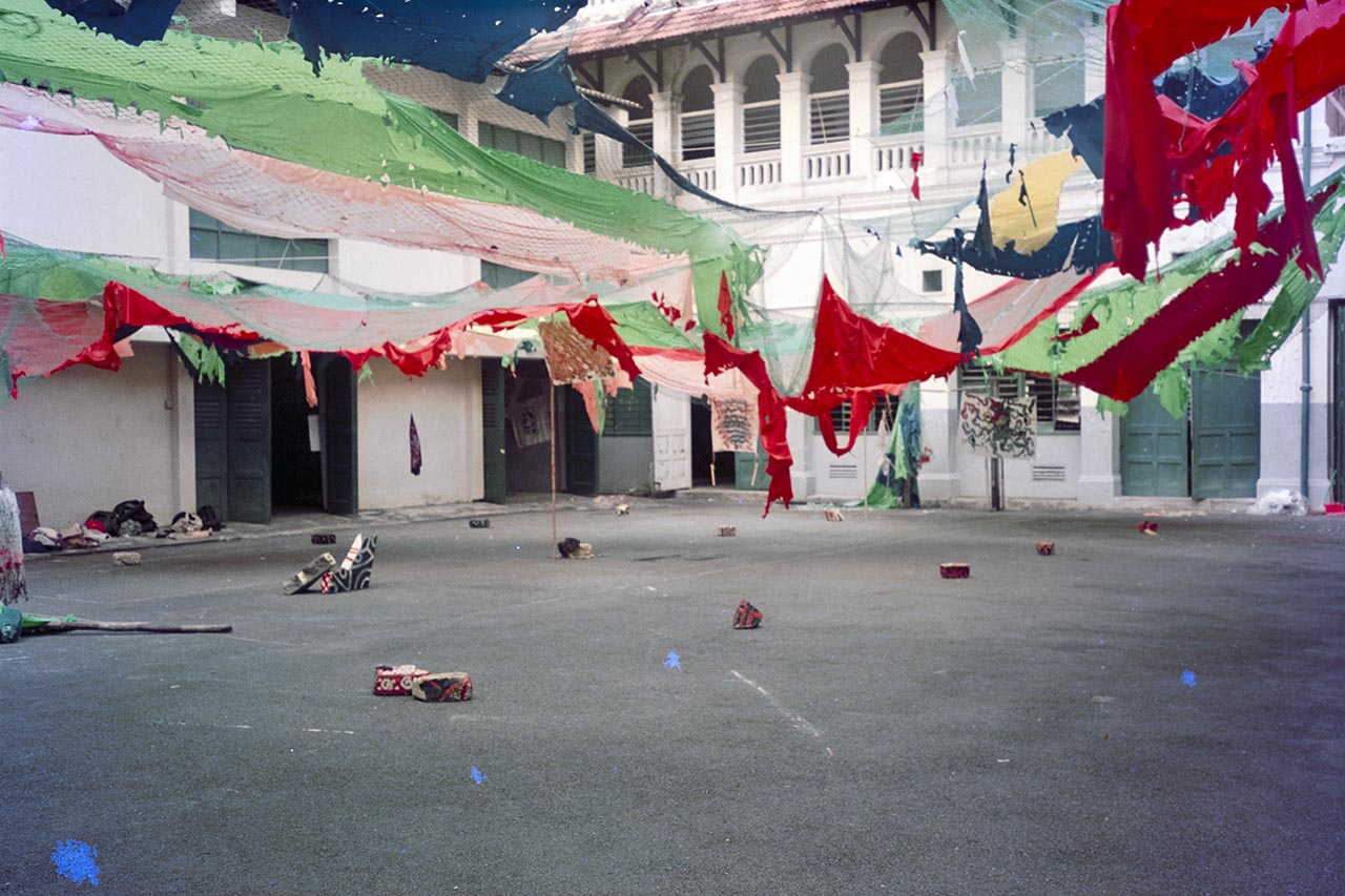 Photographic documentation of "Final Operation" by the Art Commandos