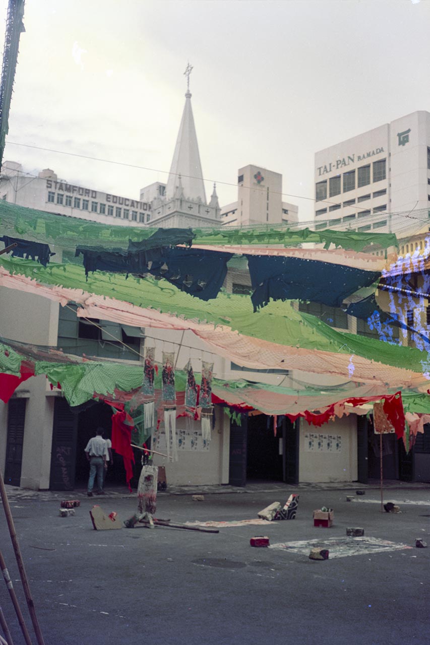 Photographic documentation of "Final Operation" by the Art Commandos