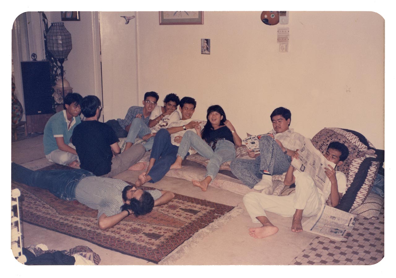 Photographic documentation of the post-event gathering for Art Commandos