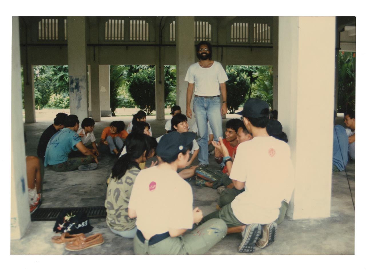 Photographic documentation of the art camp organised as part of Art Commandos