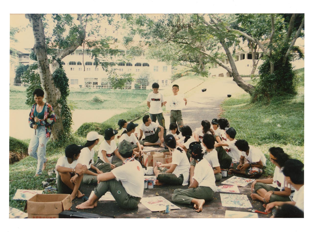 Photographic documentation of the art camp organised as part of Art Commandos