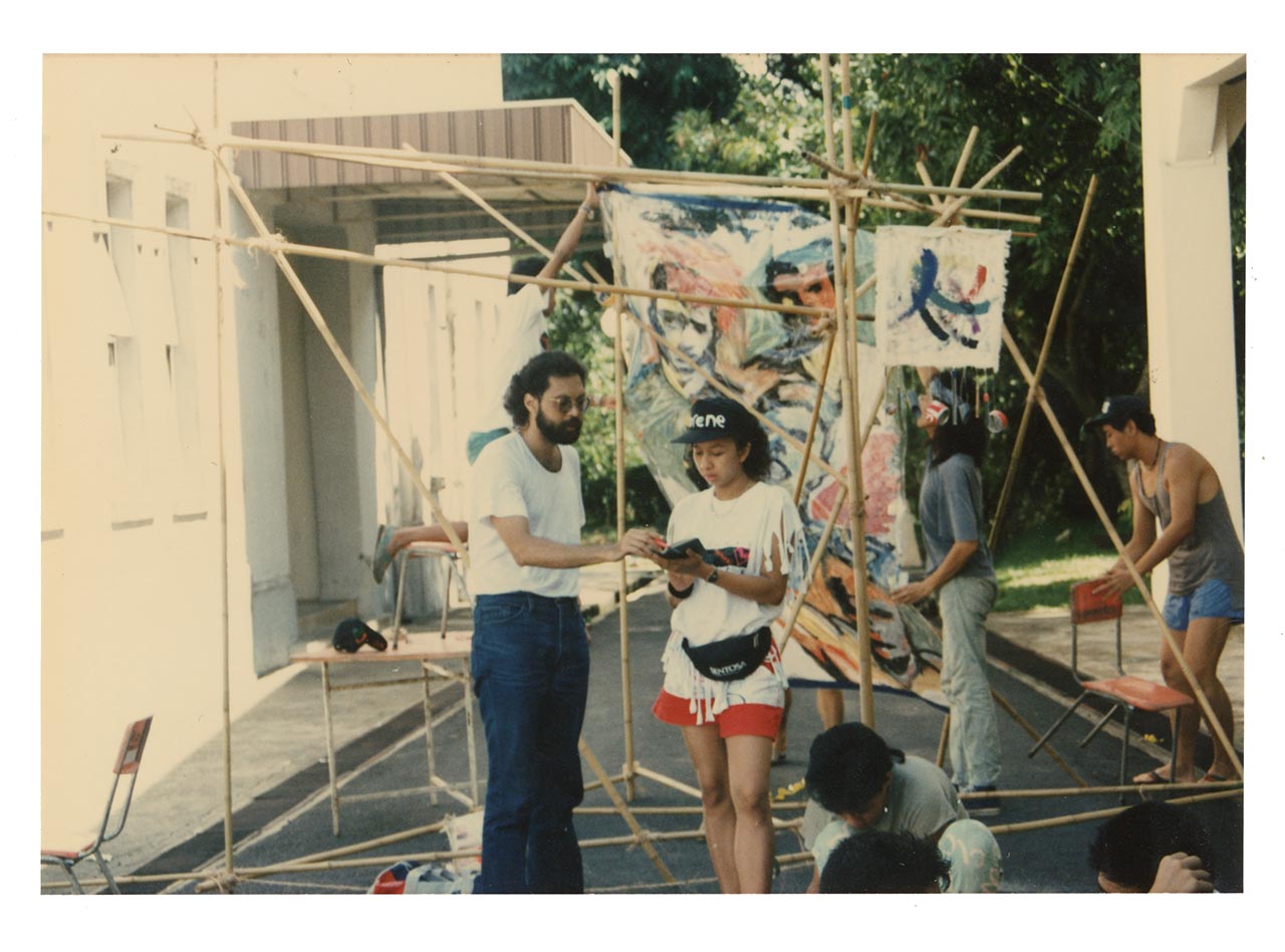 Photographic documentation of the art camp organised as part of Art Commandos