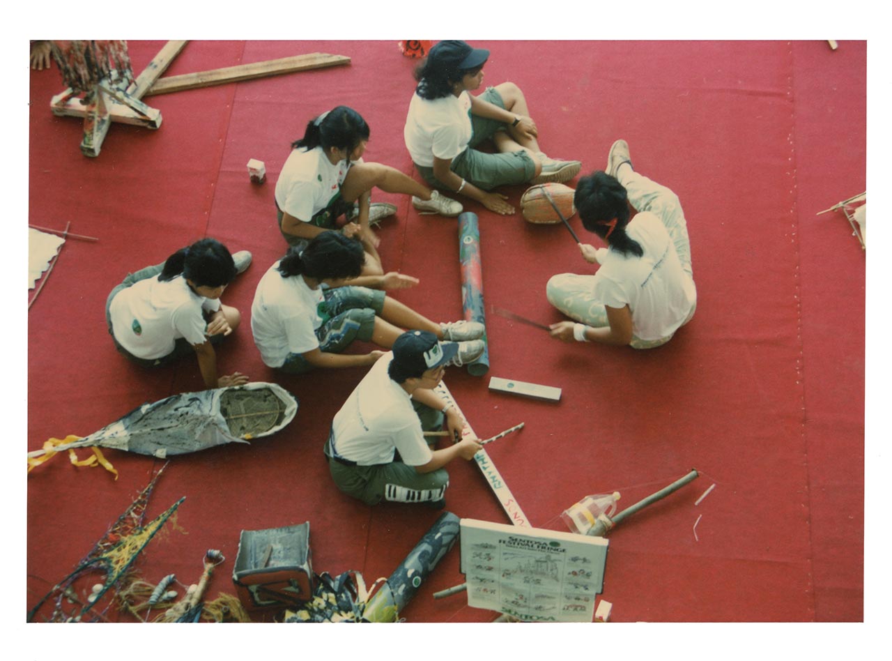 Photographic documentation of the art camp organised as part of Art Commandos
