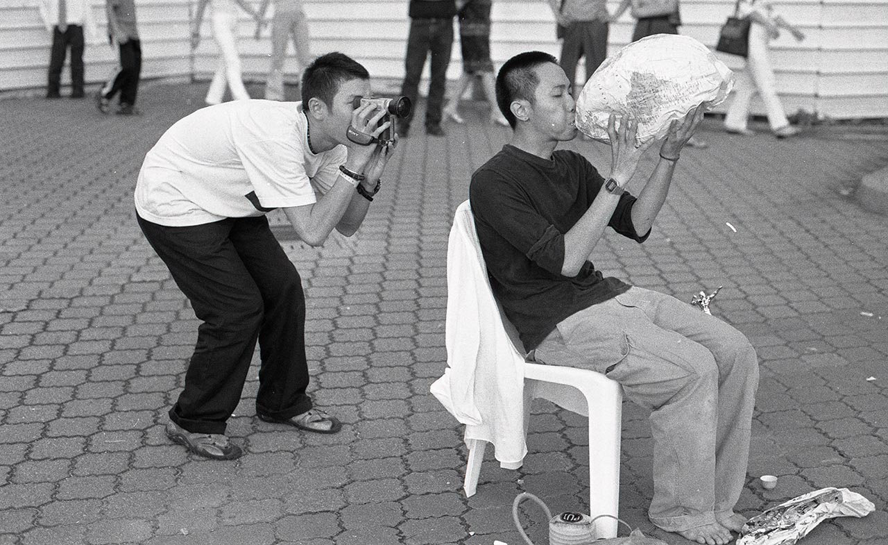 Photographic documentation of Artists Investigating Monuments