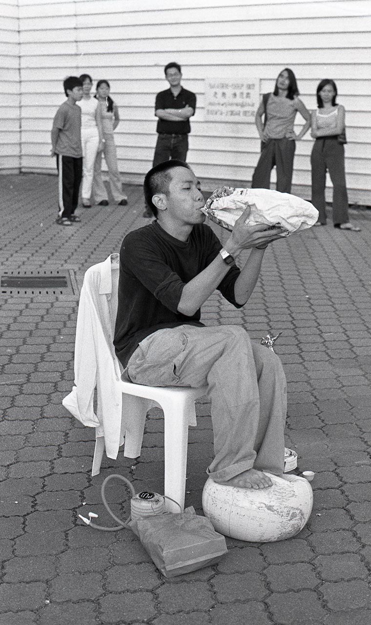 Photographic documentation of Artists Investigating Monuments