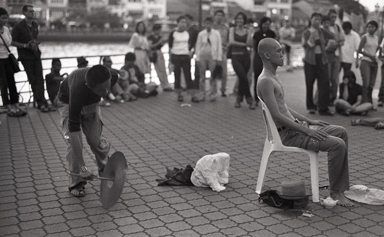 Photographic documentation of Artists Investigating Monuments