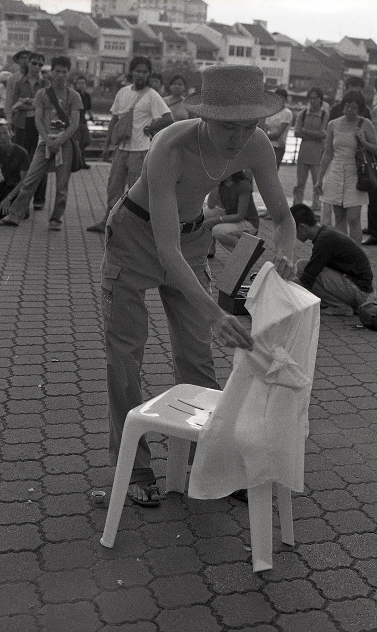 Photographic documentation of Artists Investigating Monuments