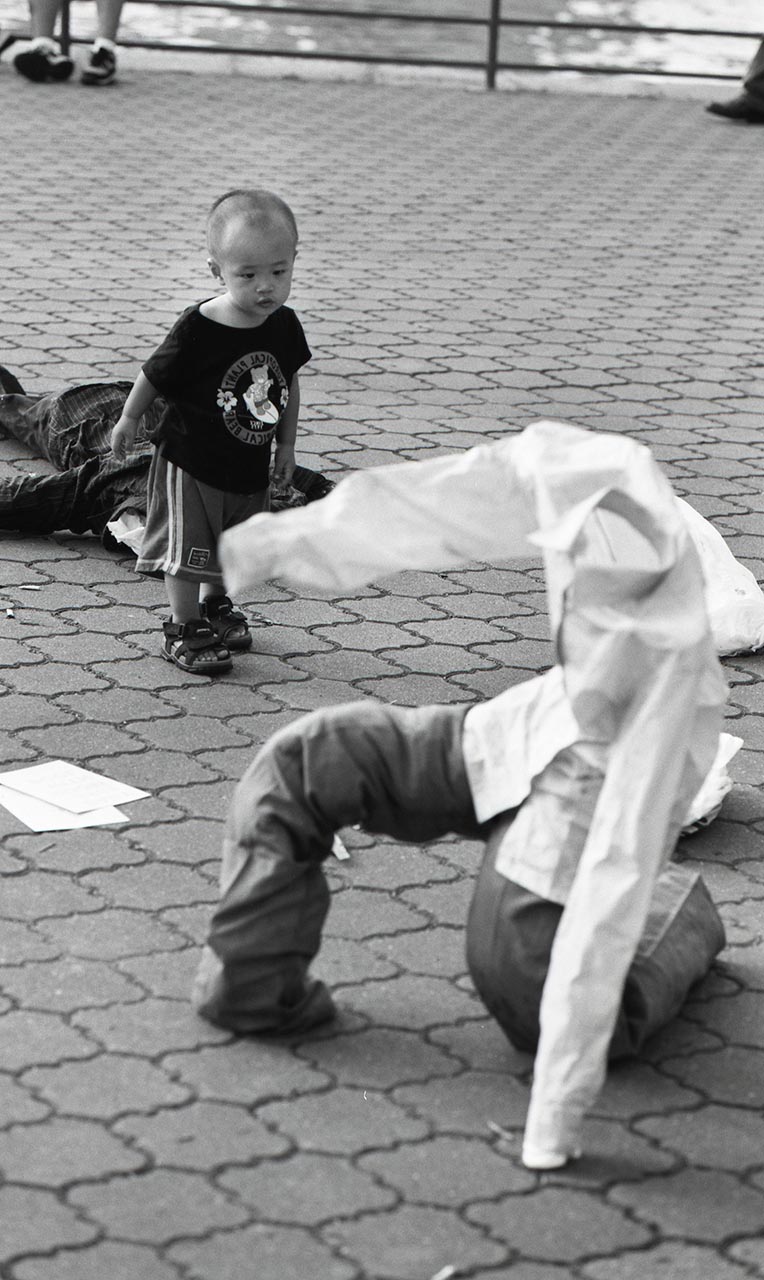 Photographic documentation of Artists Investigating Monuments