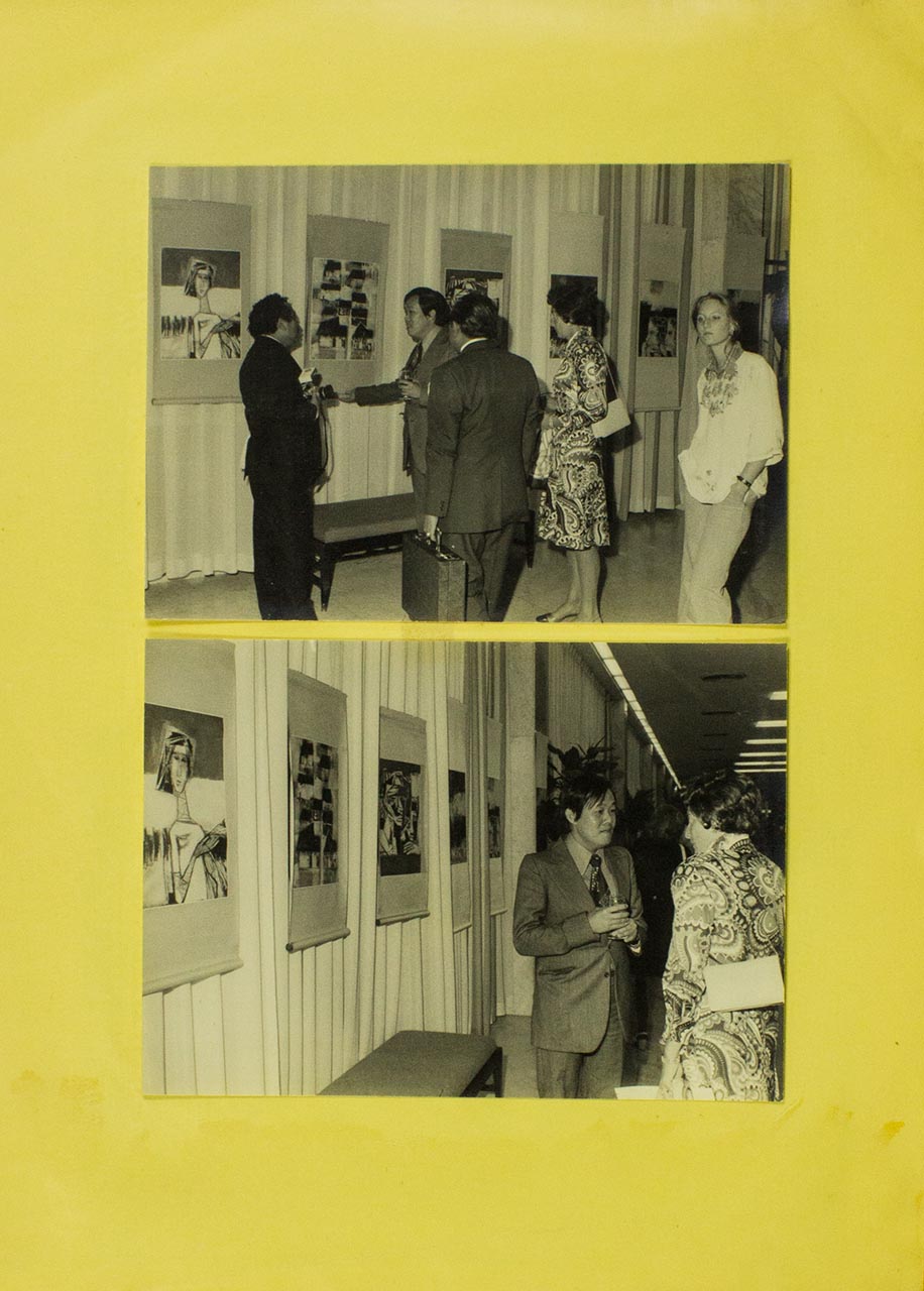 Seah Kim Joo's exhibition photo