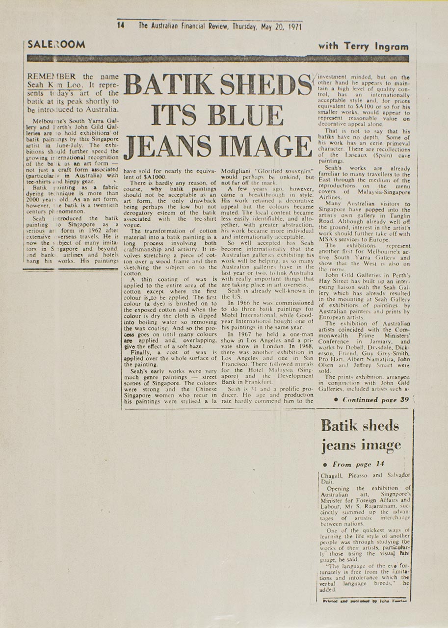 Batik sheds its blue jeans image