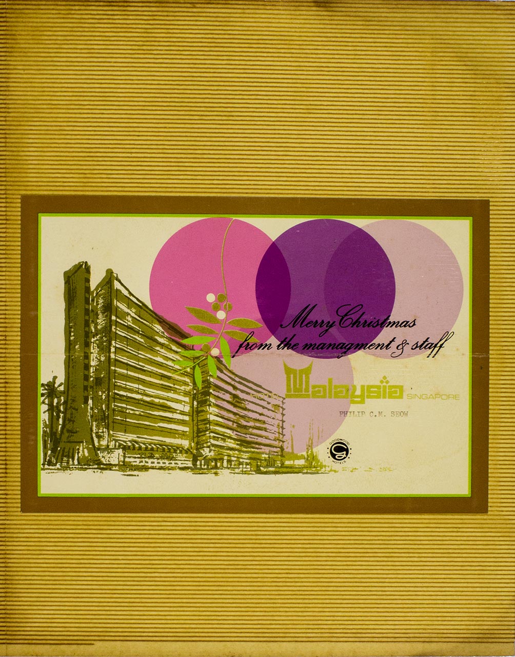 Greeting card from Seah Kim Joo's Archive