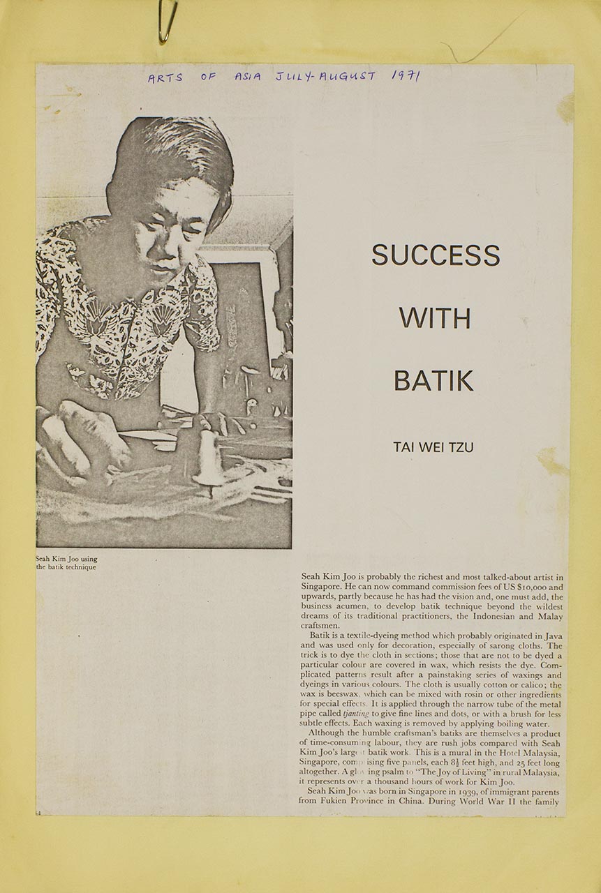 Success with Batik