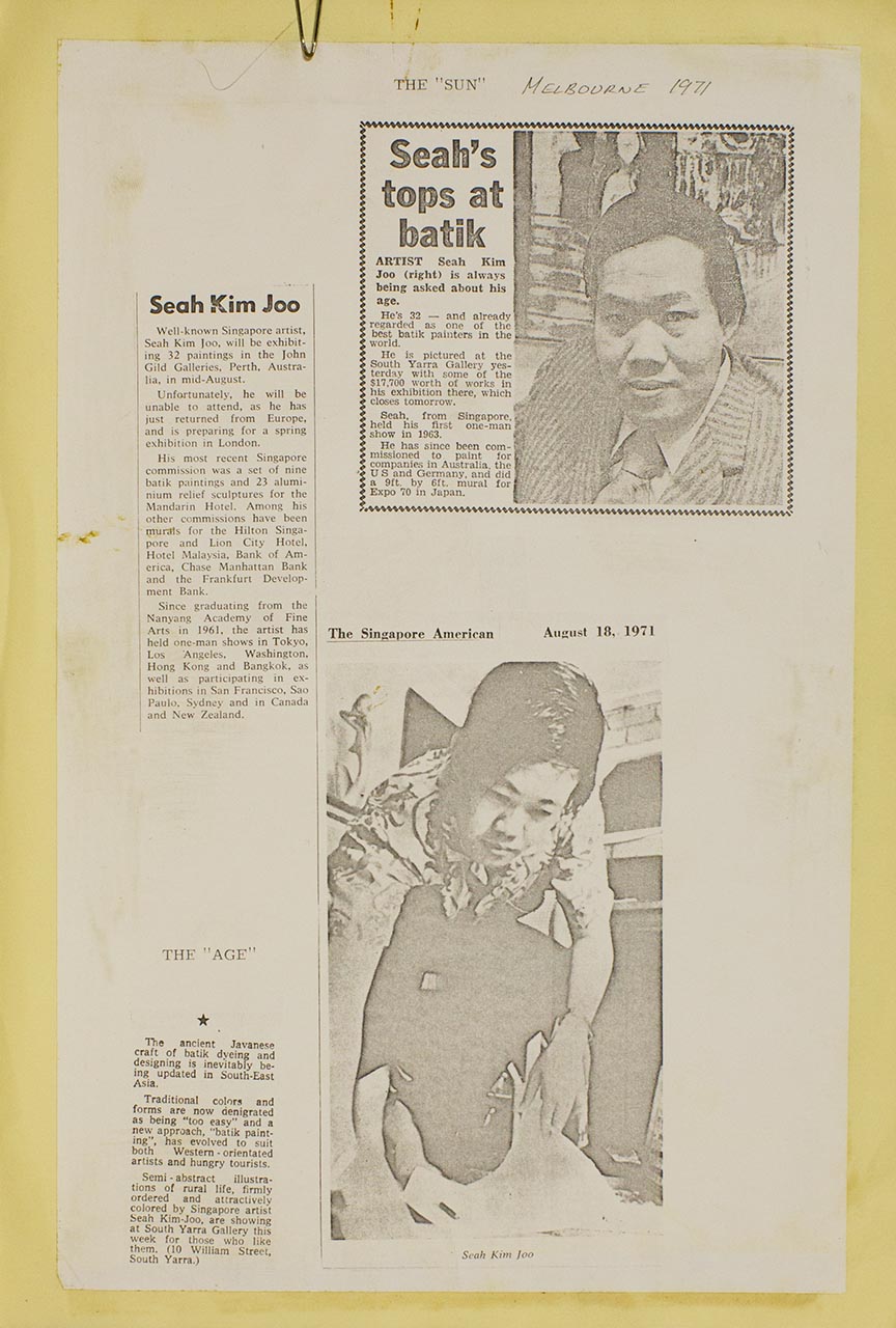 Seah's Tops At Batik/Seah Kim Joo/The "Age"