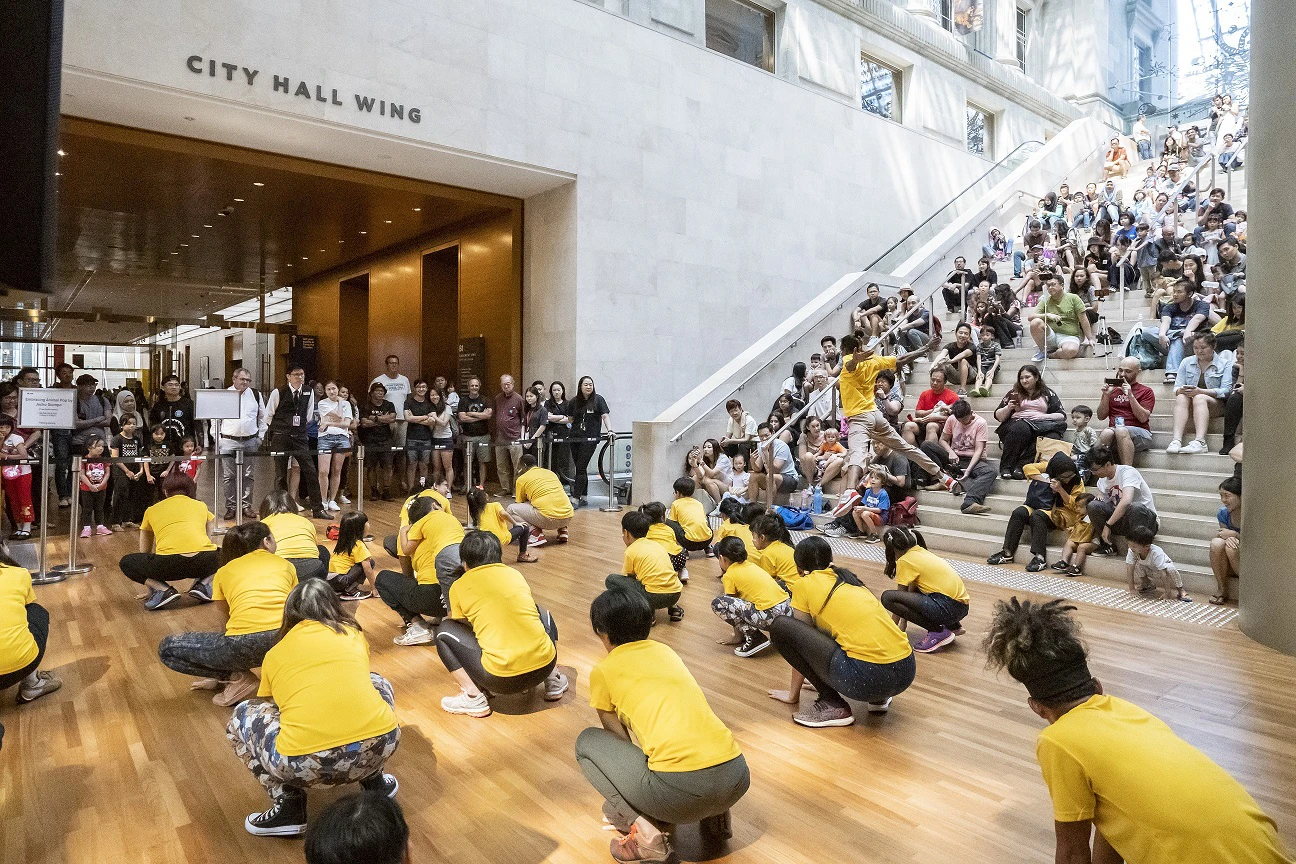 Embracing Animal Pop, performed in the Padang Atrium.