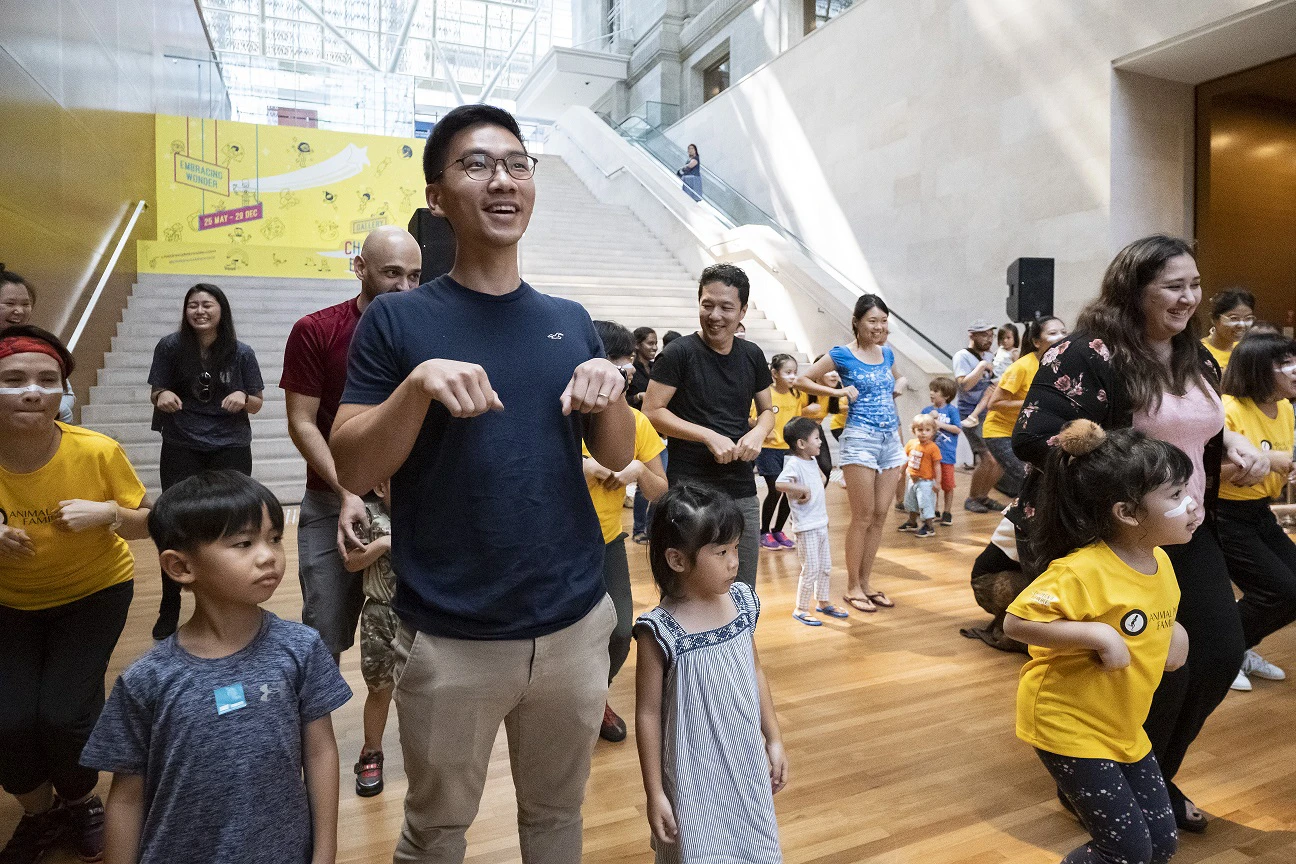 Embracing Animal Pop, performed in the Padang Atrium.