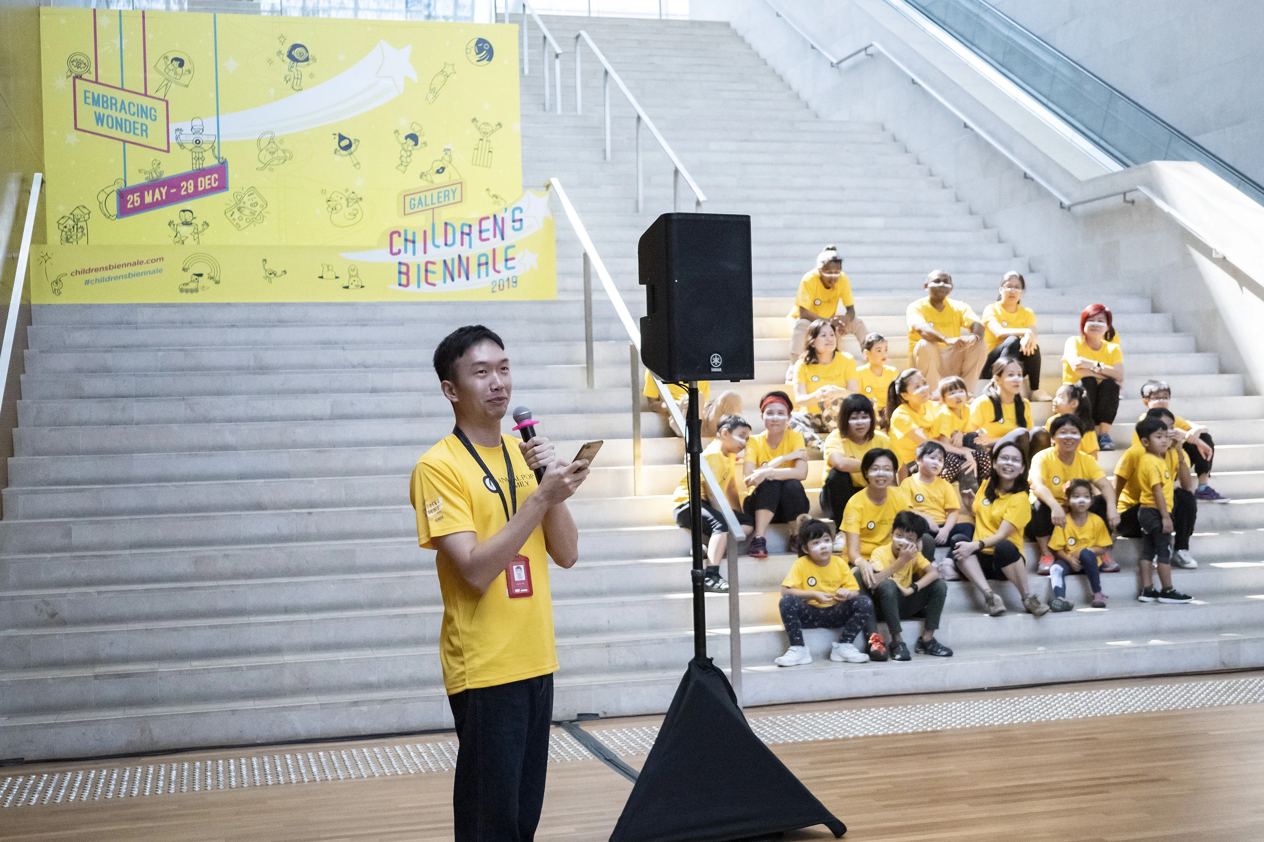 Daryl Yam (Assistant Manager, Programmes) closing the performance.