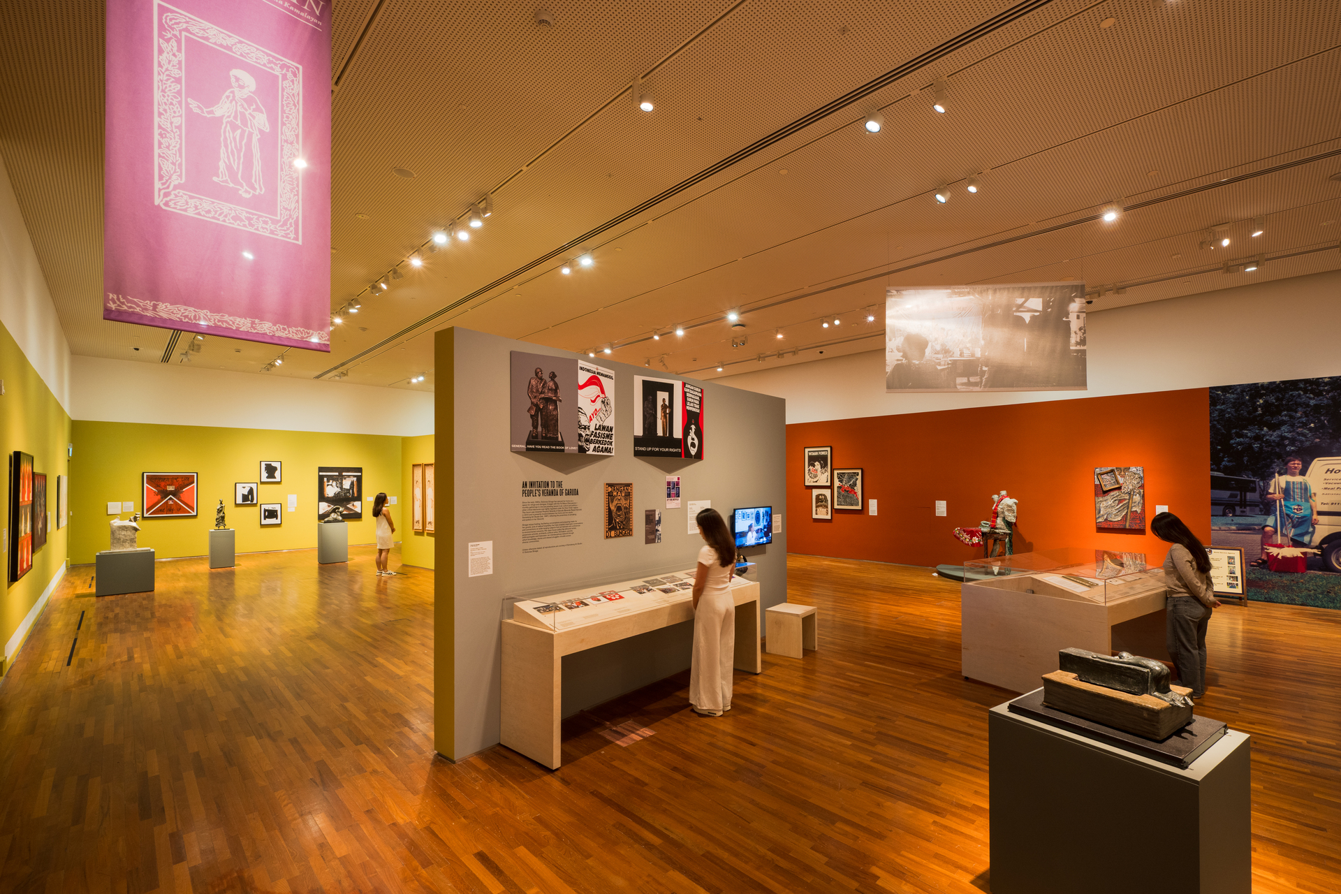 Installation view. Fear No Power: Women Imagining Otherwise, National Gallery Singapore, 2026. Image courtesy of National Gallery Singapore.