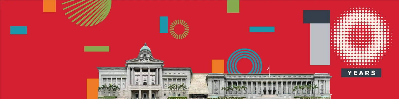 National Gallery Singapore 10th Anniversary banner