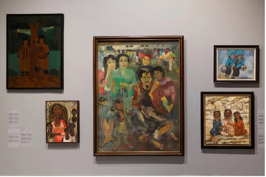 Exhibition view of Nucleo Storico