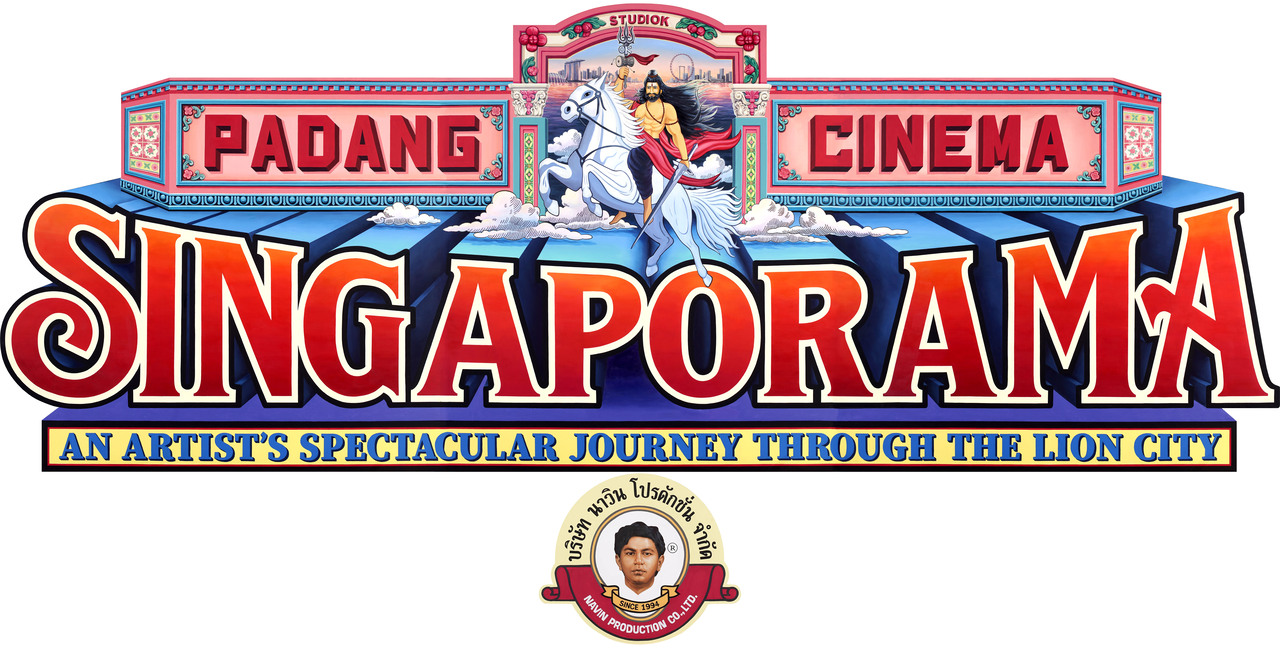 Rendering of SINGAPORAMA by Navin Rawanchaikul (Ravin Productions)