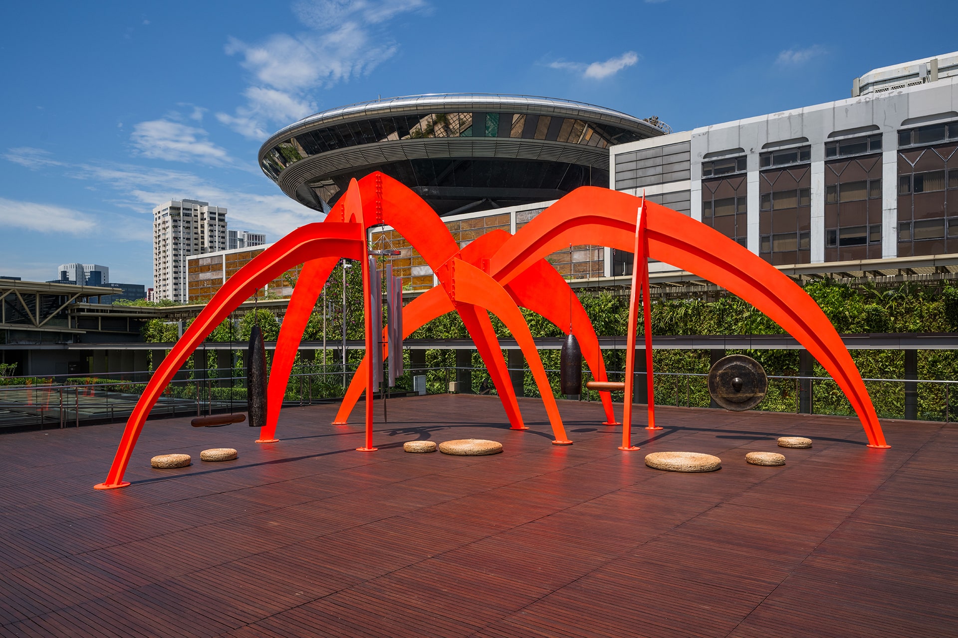 Temple is the Gallery’s eighth Ng Teng Fong Roof Garden Commission Series