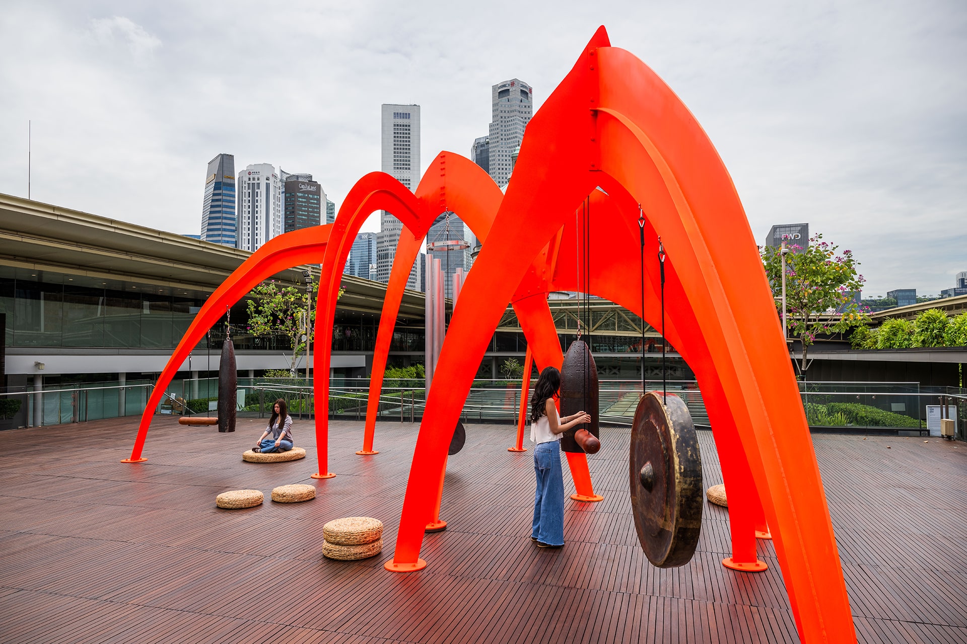 Temple by Tuan Andrew Nguyen will be on display at the Ng Teng Fong Roof Garden Gallery, Level 5, City Hall Wing at National Gallery Singapore from 25 Oct 2025 to 11 Oct 2026. 