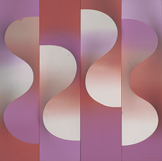Untitled (Pink Relief)