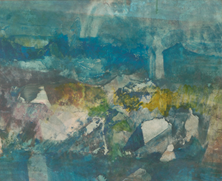Untitled (Blue Composition)