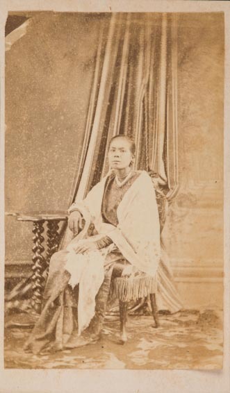 Portrait of Burmese Woman (Carte de visite)