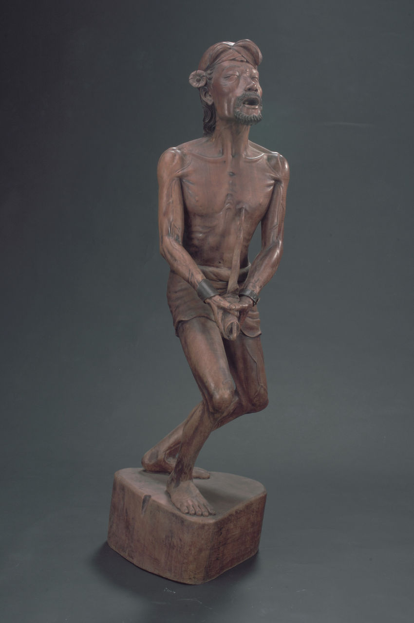 One Indonesian Wood Sculpture
