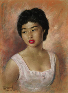 Untitled (Chinese Woman with Red Lips)