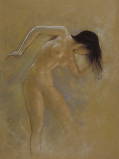 Untitled (Nude Touching Hair)