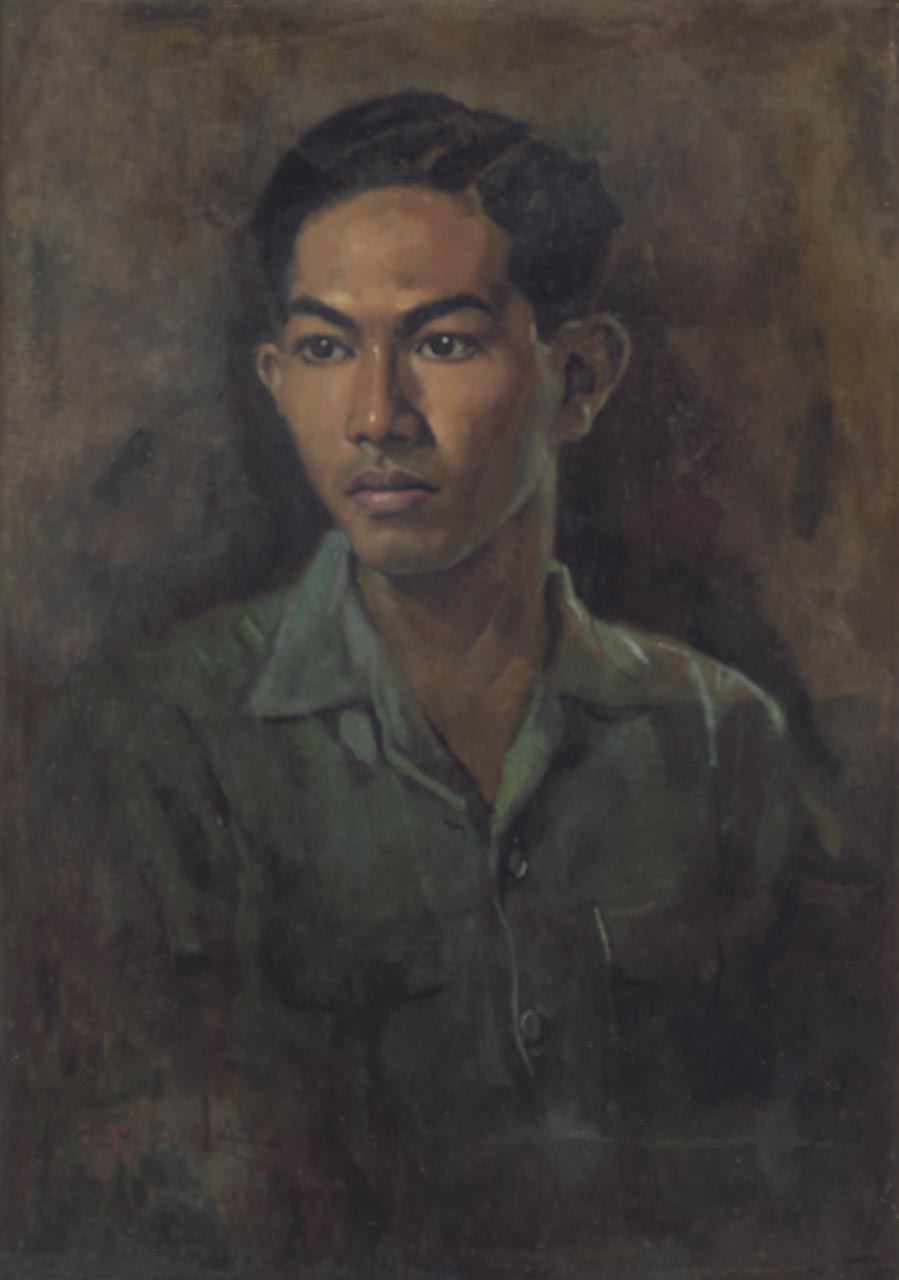 Guritno, schilderij van Basoeki Abdullah