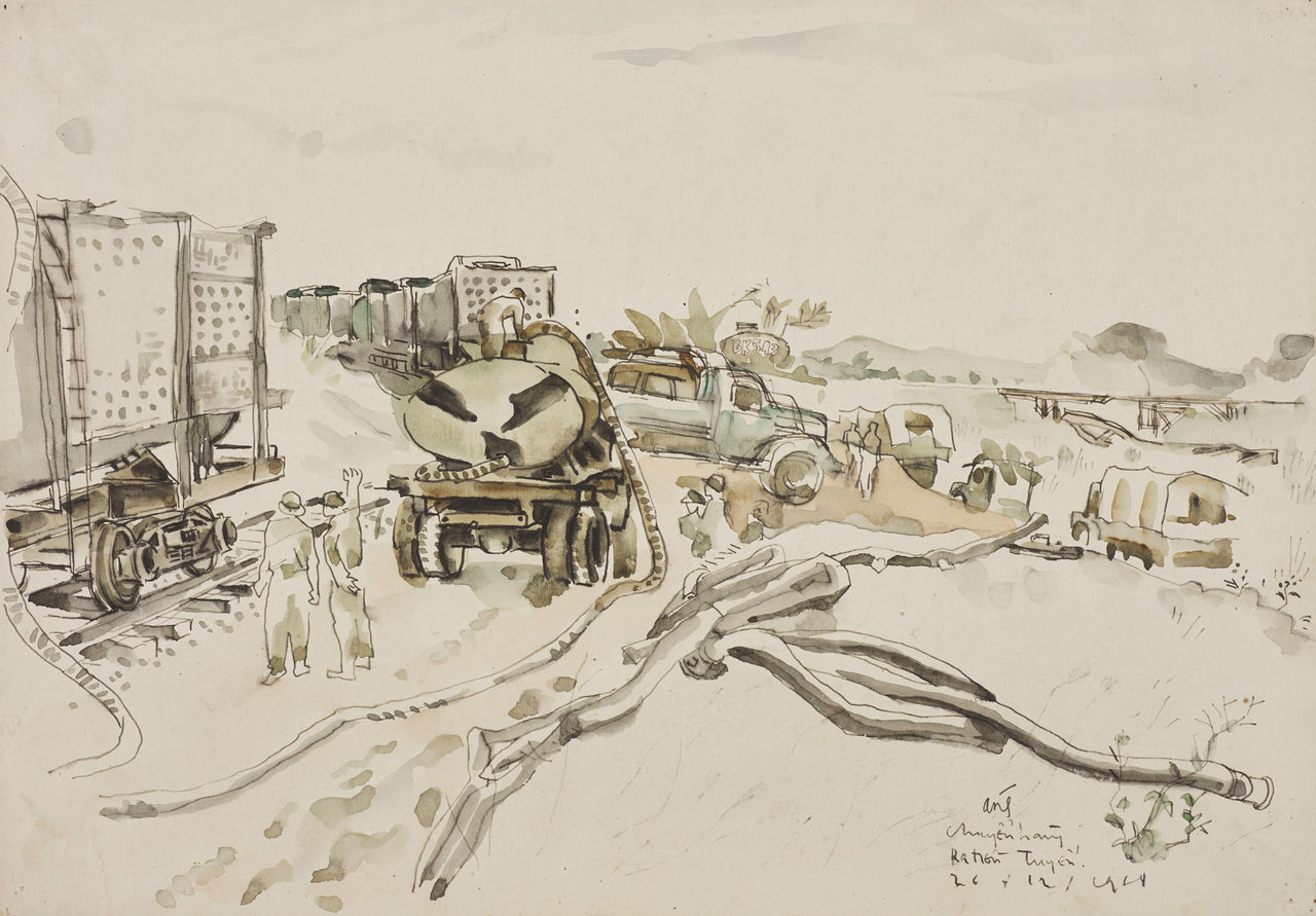 Chuyển hàng ra tiền tuyến (Transporting Goods to the Front)