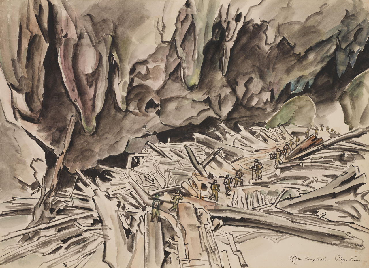 Chiến sĩ công binh trở về hang (Engineers Return to the Cave)