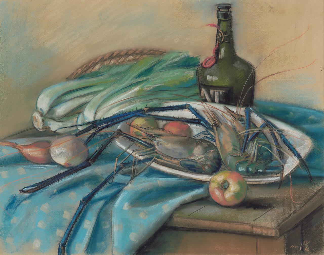 Still Life with Prawns