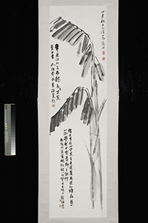 Banana tree (with Calligraphy by Liu Haisu)