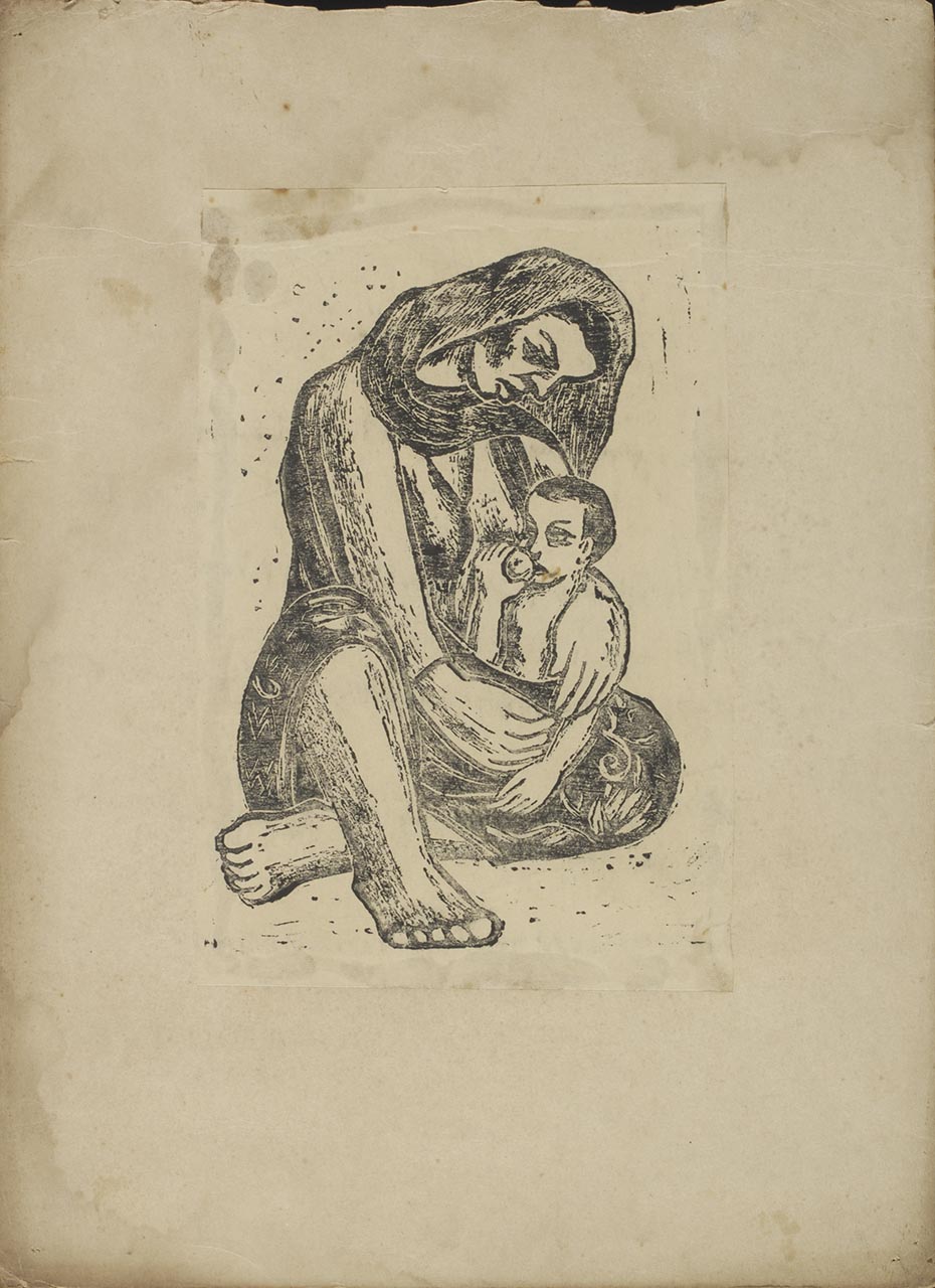 (Untitled) Mother with Child on Lap