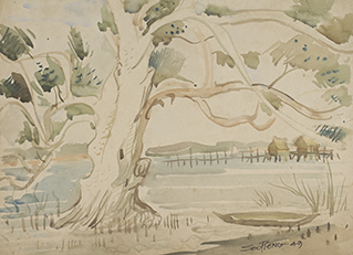 (Untitled) Kampong Scene