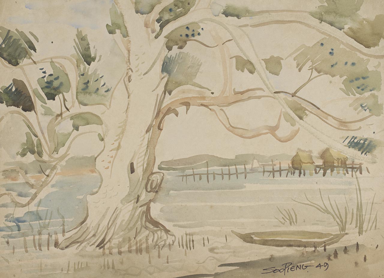 (Untitled) Kampong Scene